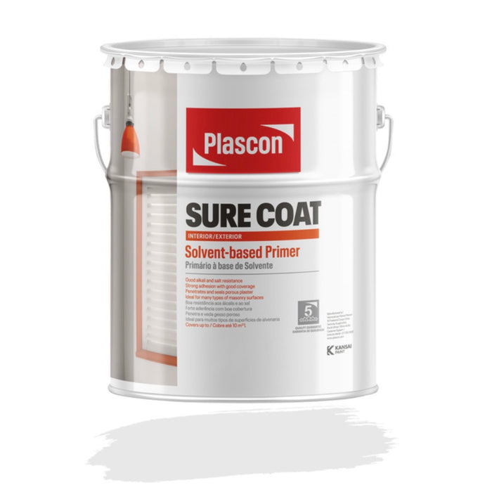 Plascon Solvent Based Sure Coat Plaster Primer Off White 20 L