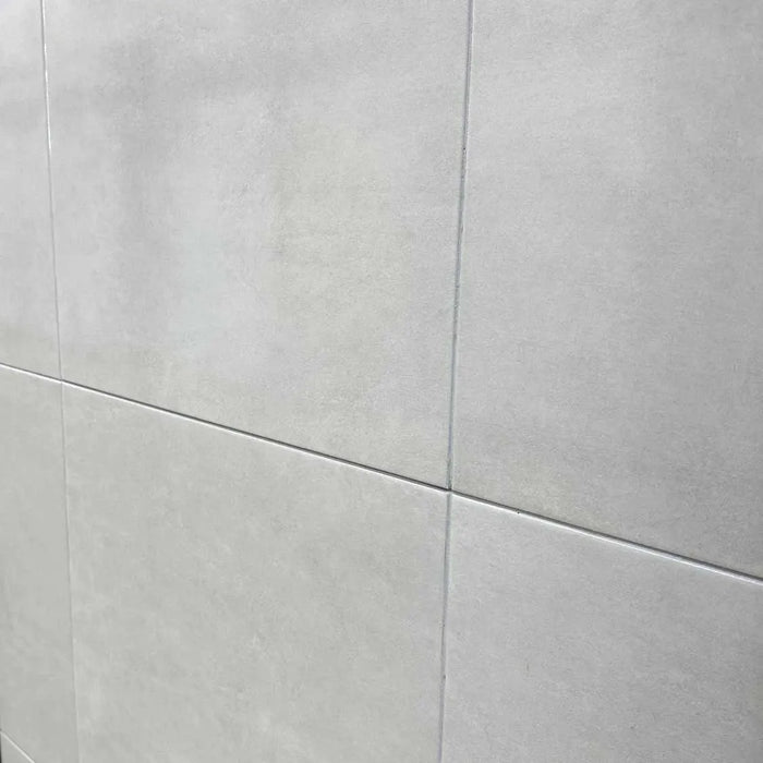 Dover Grey EcoTec Rectified Matt Hard Body Ceramic Floor Tile - 600 x 600mm