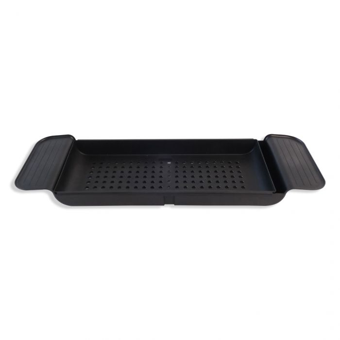 Bath Caddy, Black, Extendable