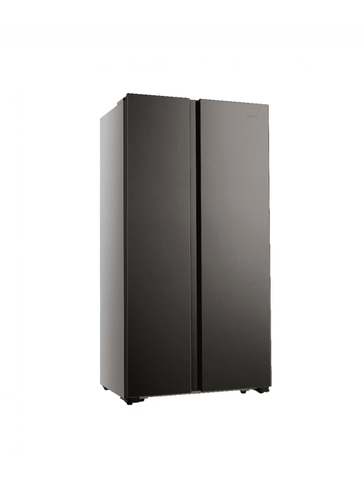 Hisense 508l Titanium Inox Side By Side Fridge H670sit