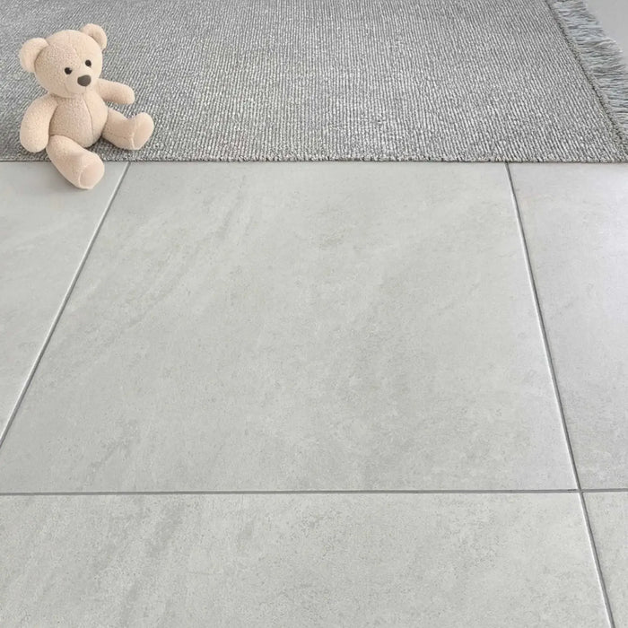 Idaho Grey Matt Ceramic Floor Tile - 600 x 600mm