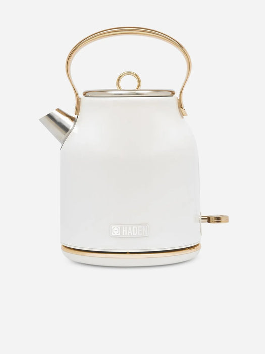 Haden Heritage White & Champagne Kettle 1.7L
