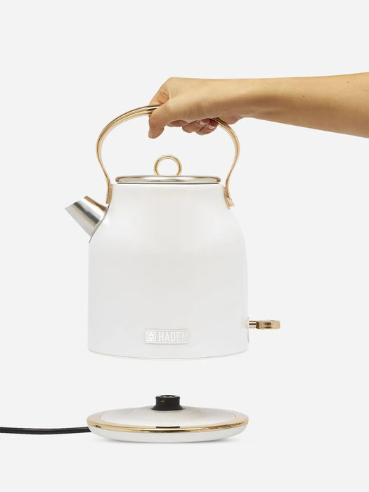 Haden Heritage White & Champagne Kettle 1.7L