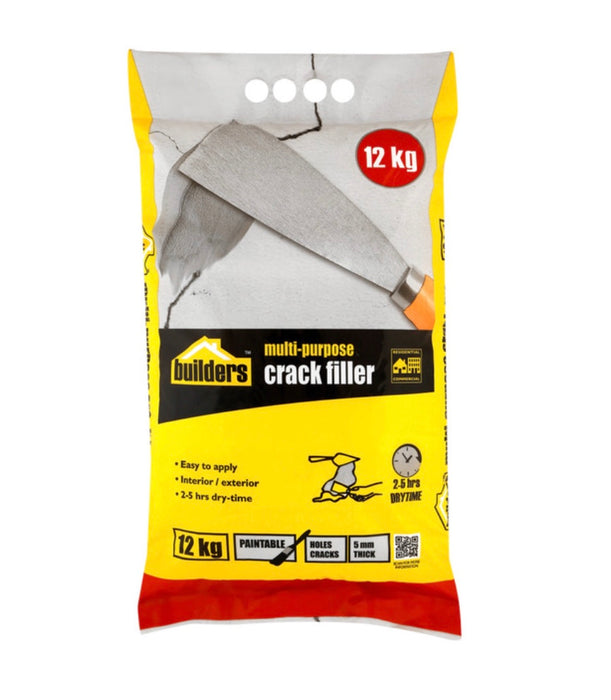 Builders Multi-Purpose Crackfiller White 12 kg - Exclusive to Builders