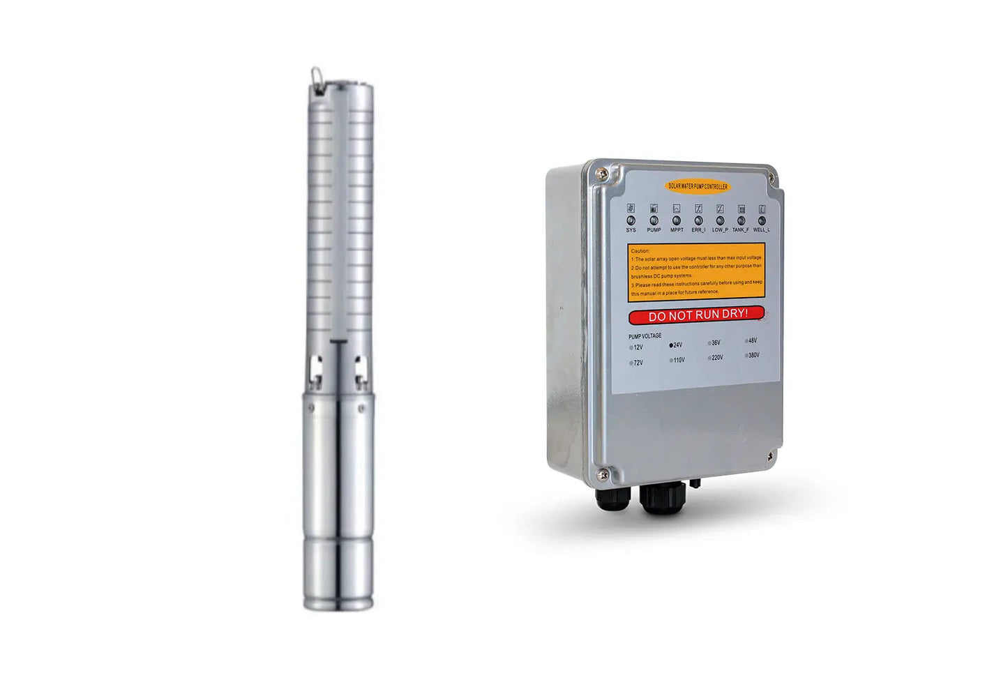 166m Solar Borehole Pump (Excl Panel)