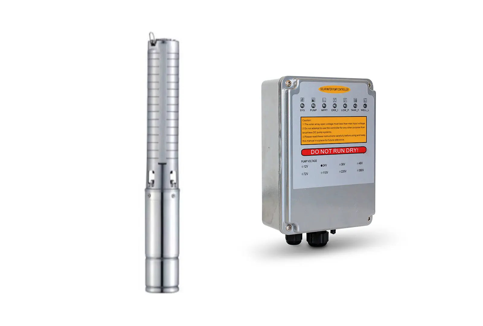 166m Solar Borehole Pump (Excl Panel)