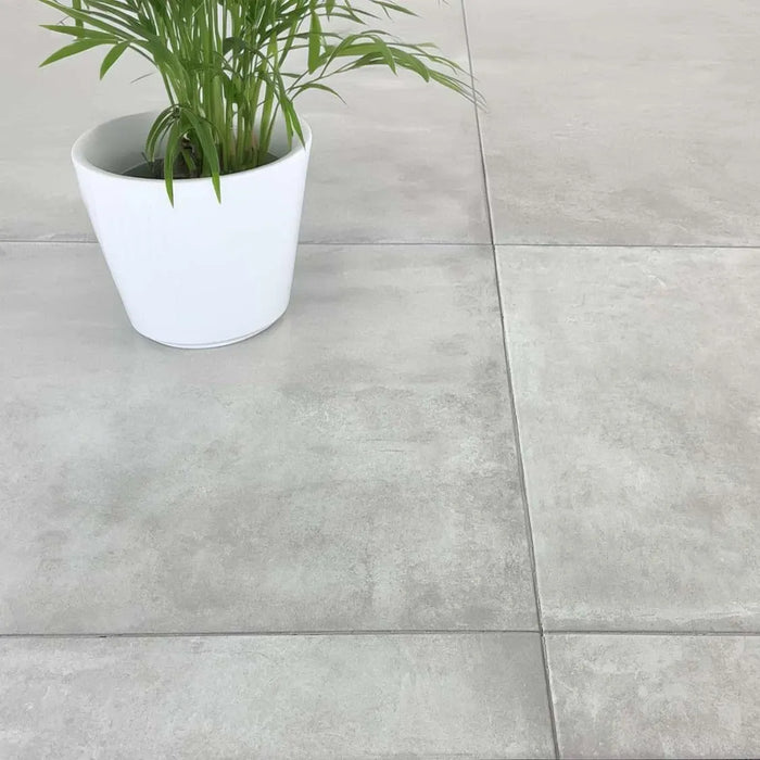 Skyline Grey EcoTec Matt Glazed Porcelain Floor Tile - 800 x 800mm