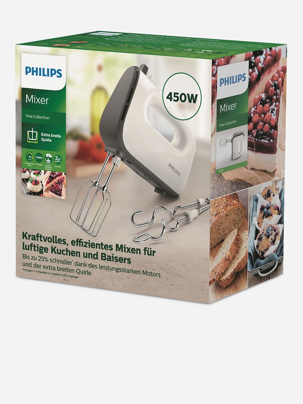 Philips HR3741 Viva Hand Mixer White