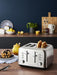 Cuisine::pro 4 Slice Toaster Stainless Steel