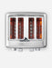 Cuisine::pro 4 Slice Toaster Stainless Steel