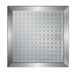 Shower Rose, Square, Chrome Plated, 200mm