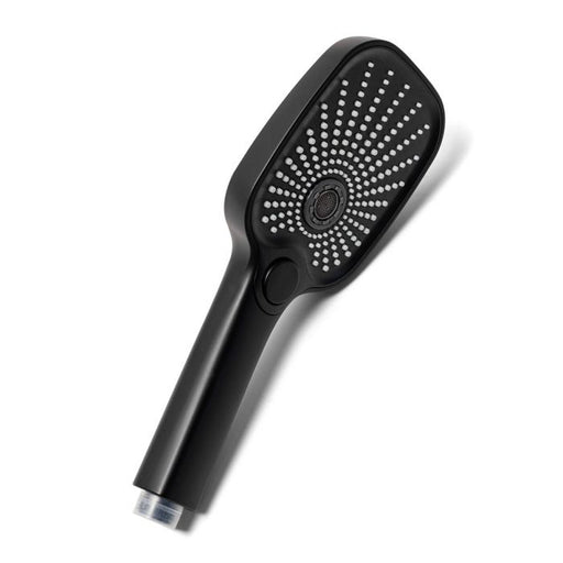 Hand Shower, 3 Function, Square, Black