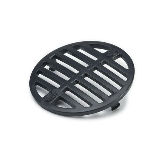 Shower Grid, Round, Black, 75mm