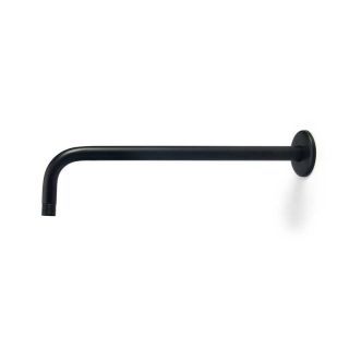 Shower Rose Square Black 150mm
