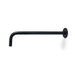 Shower Rose Square Black 150mm