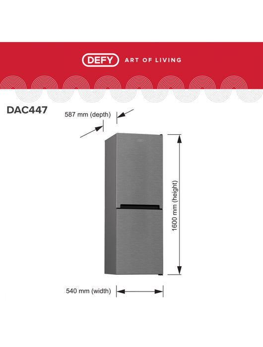 Defy 228l Metallic Fridge Dac447