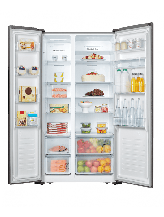 Hisense 508l Mirror Side By Side Fridge H670smib-wd