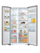 Hisense 508l Mirror Side By Side Fridge H670smib-wd