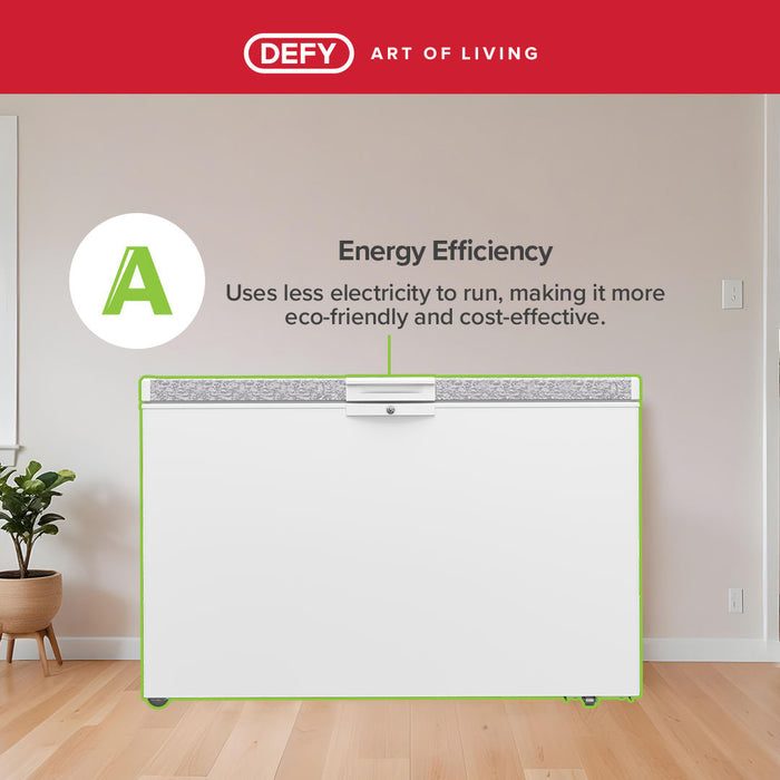 Defy 386l White Chest Freezer Dmf454