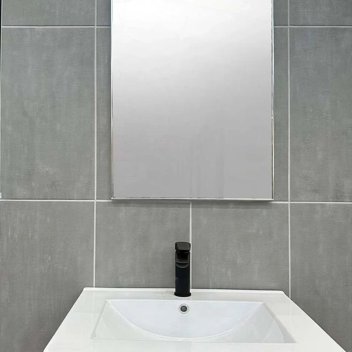 Network Charcoal Matt Ceramic Wall Tile - 600 x 300mm