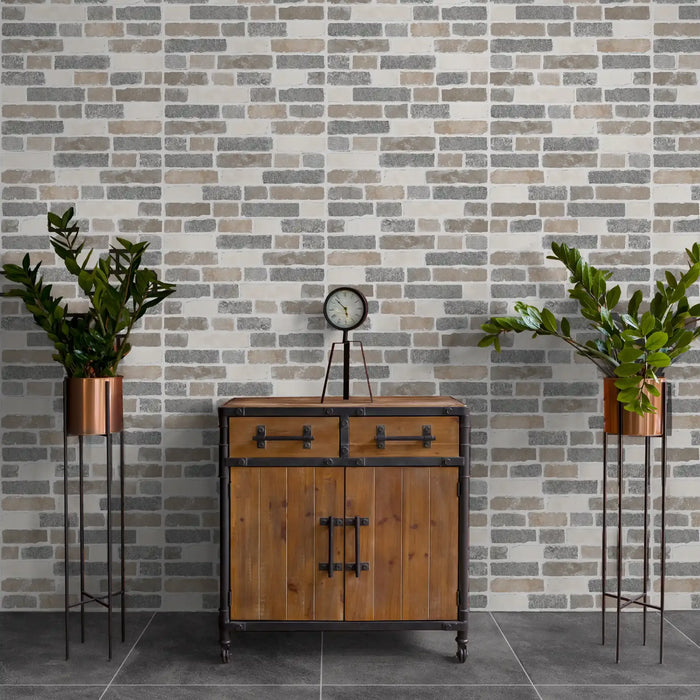 Vintage Brick Matt Ceramic Wall Tile - 300 x 600mm