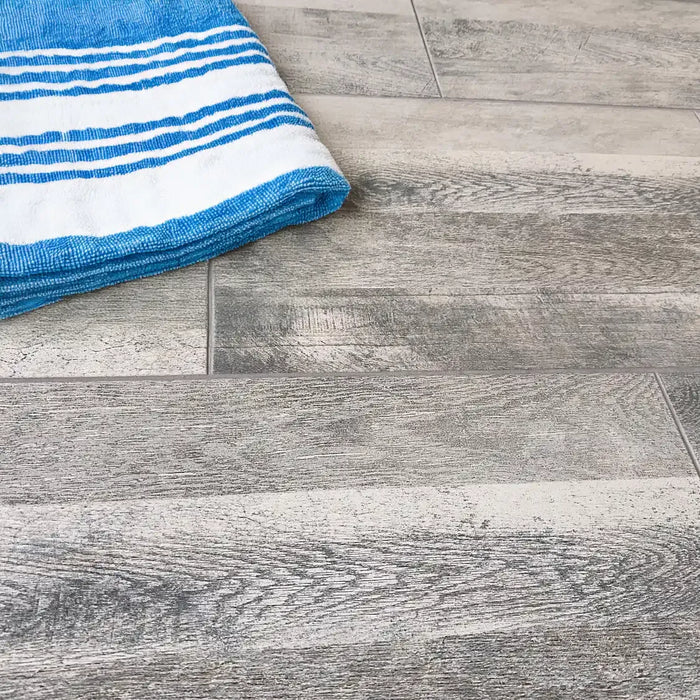 Kilimanjaro Eagle Wood Grey Matt Porcelain Floor Tile - 420 x 635mm